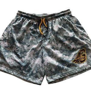 Goods By Dax Mesh Shorts Mens XXL  Camouflage Logo 5.5” Inseam Stretch